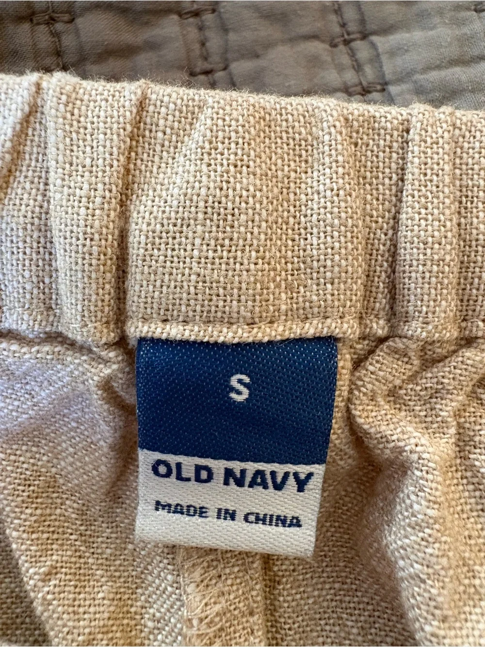 Old Navy Cream Linen Maxi Skirt